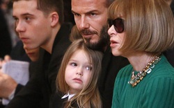 Con gái David Beckham xinh đẹp trên hàng VIP