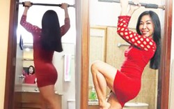 Clip U50 mặc váy ngắn bó sát nhảy sexy gây “bão” mạng