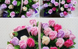 Tự chế giỏ hoa hồng đẹp dịu dàng lãng mạn