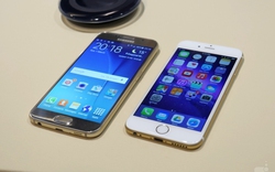 Samsung Galaxy S6 đặt cạnh iPhone 6