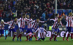 Atletico giành vé vào tứ kết sau “loạt đấu súng” căng thẳng