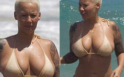 Amber Rose mặc bikini khoe đường cong “siêu tưởng“