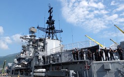Cận cảnh tàu khu trục chống ngầm của Nga đến Đà Nẵng