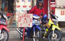 Xe ôm hôi nách không được hành nghề ở Indonesia