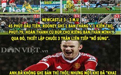 ẢNH CHẾ: Rooney “bắn súng liên thanh”, Owen “dìm hàng” Van Gaal