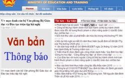 Bộ GD-ĐT cảnh báo việc bị mạo danh