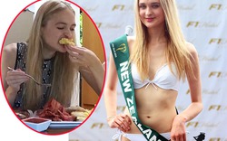 Hoa hậu New Zealand ăn hàng cân bánh, bơ vẫn thon gọn