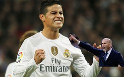 Zidane dọa “tống cổ” James Rodriguez, M.U mừng thầm