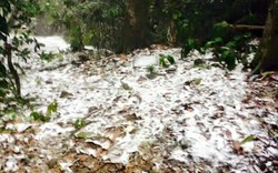Cực hiếm: Tuyết rơi ở Hà Nội