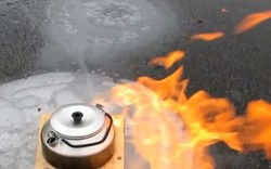 Video: Cách đun sôi nước trên hồ đóng băng