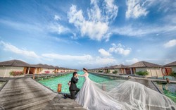 Cặp uyên ương chi 200 triệu chụp ảnh cưới ở Maldives