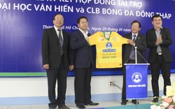 Đại học Văn Hiến tài trợ 1,2 tỷ đồng CLB Bóng đá Đồng Tháp