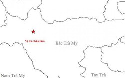 Quảng Nam: Lại động đất kèm tiếng nổ lớn ở Bắc Trà My