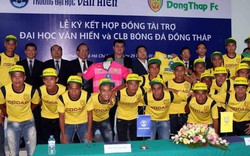 Chuyện lạ: Trường Đại học tài trợ cho đội bóng V.League