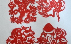 Chú khỉ trong nghệ thuật cắt giấy Trung Quốc