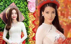 8 kiểu tóc kết hợp với áo dài đẹp nhất của mỹ nhân Việt