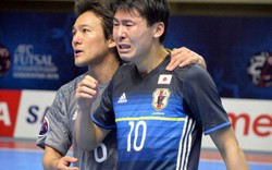Chùm ảnh Futsal Nhật ôm mặt khóc khi lỡ hẹn với World Cup