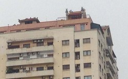 Chùa "mọc" trên nóc chung cư cao tầng ở Hà Nội