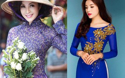 Chọn áo dài sành điệu như phái đẹp Sài thành