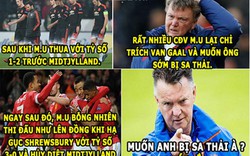 ẢNH CHẾ (27.2): Huyền thoại Liverpool “đâm chọt” M.U, Van Gaal khó bị sa thải