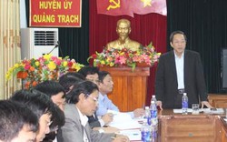 Bí thư Tỉnh ủy Quảng Bình yêu cầu cách chức ngay một lãnh đạo xã