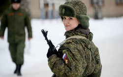 Nữ quân nhân Nga đọ tài năng nhân ngày Quốc tế Phụ nữ 8.3