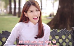 Hot girl Malaysia mặc áo dài hát tiếng Việt cực yêu