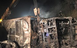Vụ tai nạn thảm khốc ở Hòa Bình: Hai nạn nhân bị cháy không thể nhận dạng