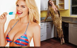 Kate Upton cực sexy khi nhập vai "bà nội trợ đảm đang"