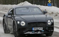 Lộ ảnh thử nghiệm của Bentley Continental GT 2018