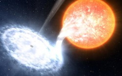Phát hiện hố đen gần Trái Đất nhất đỏ rực khi 'ăn' sao