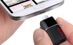 USB OTG giúp mở rộng 128GB bộ nhớ cho smartphone