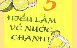 Những hiểu lầm "ngớ ngẩn" khi uống nước chanh