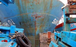 Tàu cá vỏ thép “lởm” thuộc biên chế của Vinashin