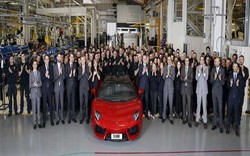 Lamborghini Aventador đạt cột mốc xuất xưởng 5.000 chiếc