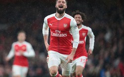 Clip Giroud lập siêu phẩm kiểu "bọ cạp"