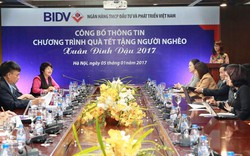 BIDV tặng đồng bào nghèo 24.000 phần quà Tết