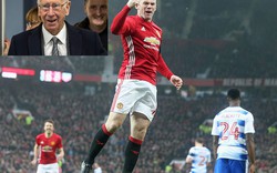 Rooney san bằng kỷ lục ghi bàn của Sir Bobby Charlton