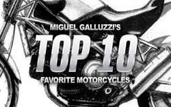 Top 10 mẫu mô tô yêu thích của Miguel Galluzzi