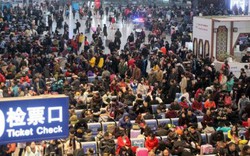Đại di cư TQ: 3 tỉ lượt người dồn dập về quê đón Tết