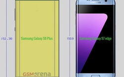 Galaxy S8 và S8 Plus mỏng hơn S7 và S7 Edge, bỏ nút Home