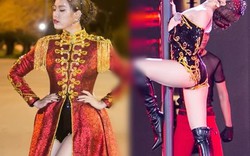 Hoàng Thùy Linh khoe body "căng đét" múa cột trong giá rét