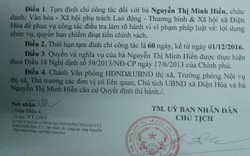 Nữ cán bộ ăn chặn tiền thờ cúng liệt sĩ bị khởi tố