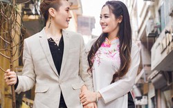 Bao ánh mắt ngưỡng mộ MC VTV và người tình đồng giới khi du xuân