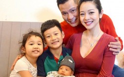 Hoa hậu Jennifer Phạm lần đầu khoe em bé thứ 3 mới sinh tại Mỹ
