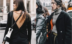 Đầu năm mặc đen kiểu fashionista để "đỏ" vận cả năm