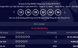 Kết quả Vietlott ngày 8.2: Giải Jackpot 23 tỷ chưa tìm thấy chủ nhân