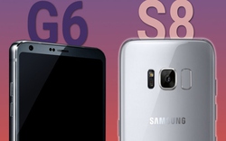 Samsung Galaxy S8 vs LG G6: Cuộc đối đầu thú vị