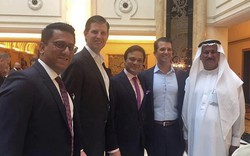 Trump cấm người Hồi giáo, con trai sang Ả Rập mở sân gôn