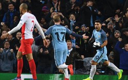 Trận Man City vs Monaco lập kỷ lục về bàn thắng